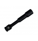 Schlagschrauber-Steckschlüssel 1/2", Sechskant, schlank, Durchgangsloch, aus 18 mm CrMo-Stahl, Länge 150 mm, verwendet in der Mechanik für Schlagschrauber, Waryński