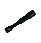 Schlagschrauber-Steckschlüssel 1/2", Sechskant schlank Durchgangsloch aus CrMo-Stahl 21mm Länge 150 mm, verwendet in der Mechanik für Schlagschrauber, Waryński