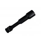 Schlagschrauber-Steckschlüssel 1/2", Sechskant schlank Durchgangsloch aus CrMo-Stahl 22mm Länge 150 mm, verwendet in der Mechanik für Schlagschrauber, Waryński