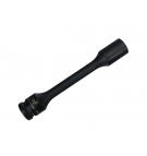 Schlagschrauber-Steckschlüssel 1/2", Sechskant schlank aus CrMo-Stahl 15 mm Länge 150 mm, verwendet in der Mechanik für Schlagschrauber, Waryński