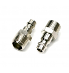 Złączka króciec do narzedzi pneumatycznych gwint 3/8 stożkowy PT Waryński 2 szt