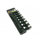 Zestaw L nasadek 1/2 z grzechotką   20 21 22 23 24 27 30 32  mm  9 el Waryński