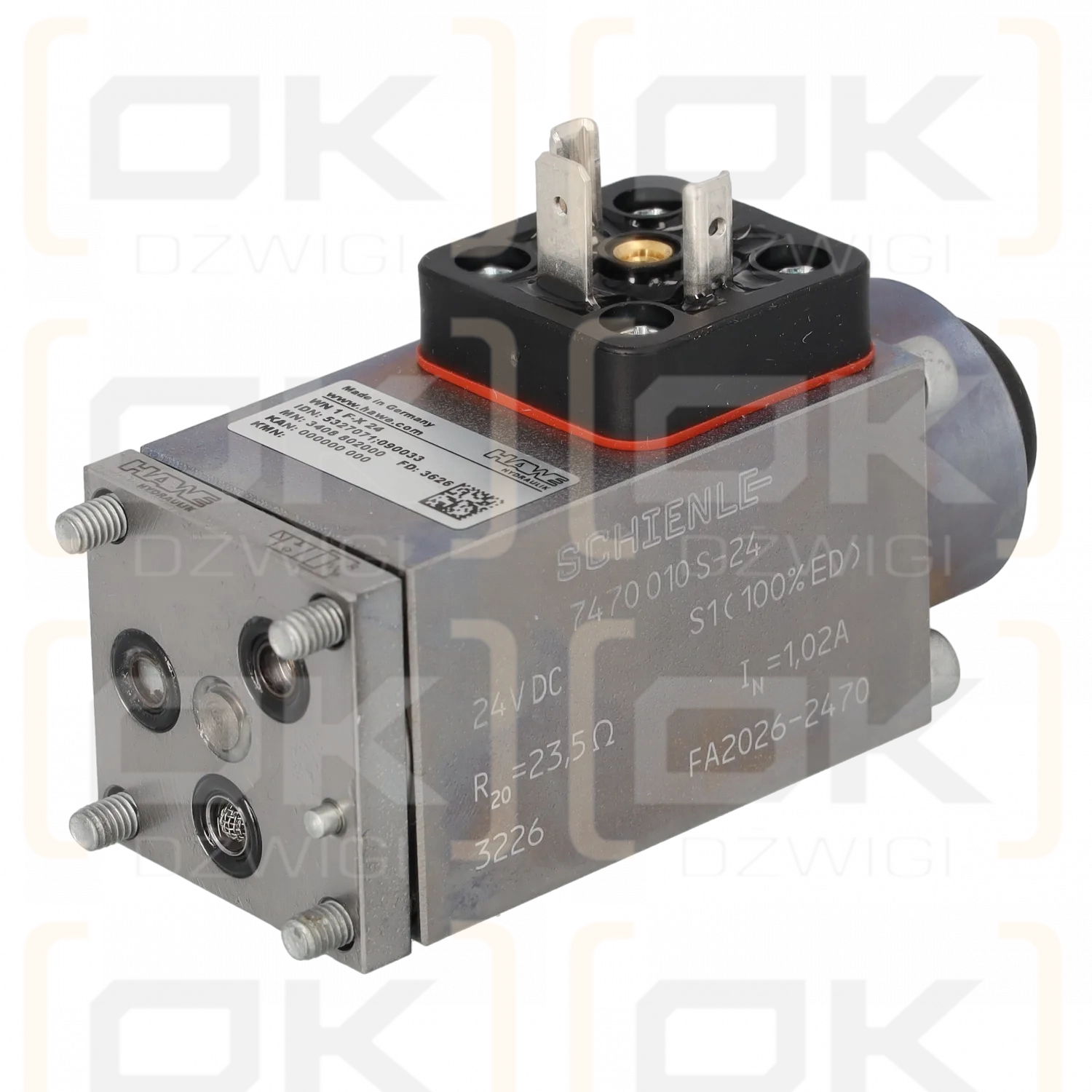 Hawe/Effer 3408 8020-00 PSL4E1 solenoid valve