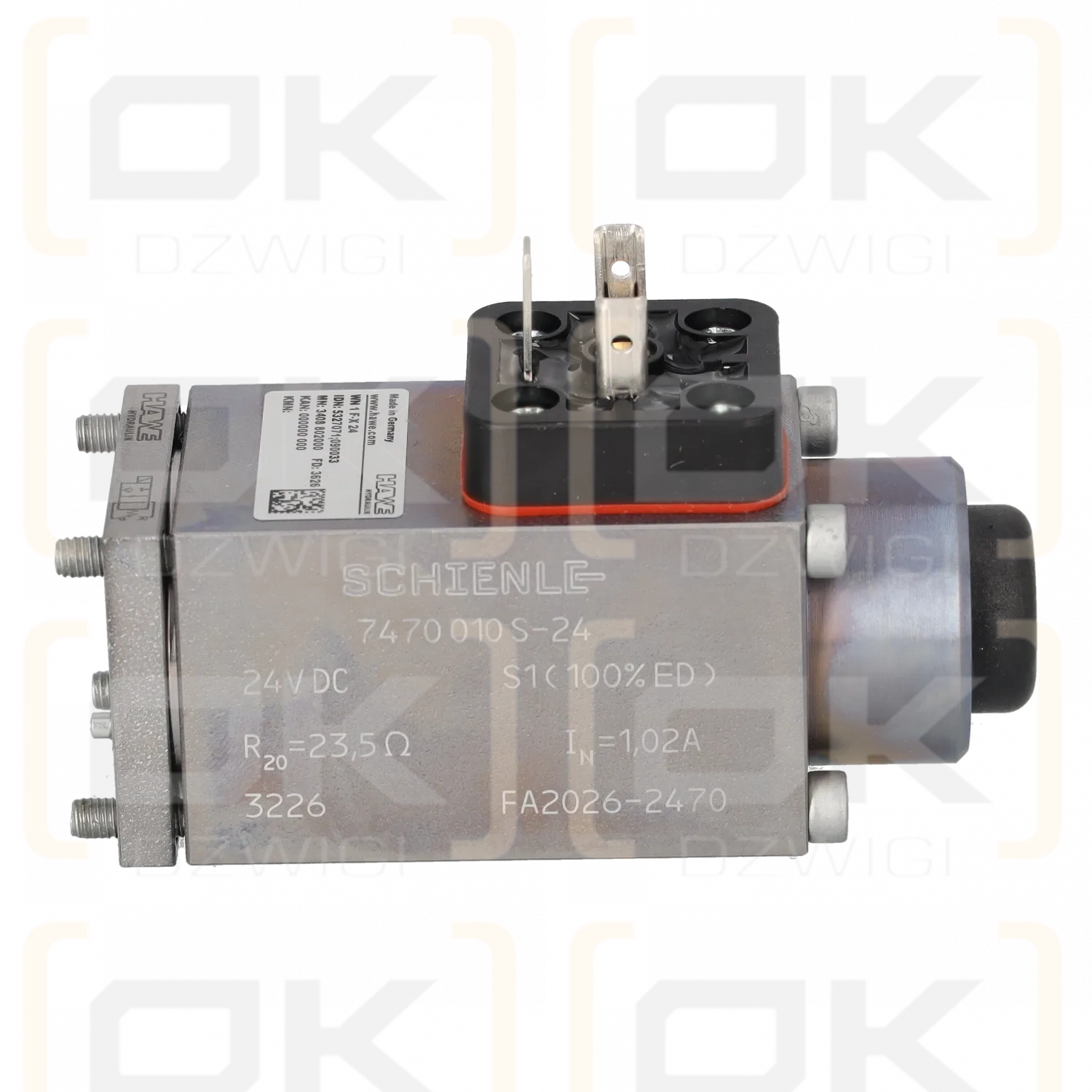 Hawe/Effer 3408 8020-00 PSL4E1 solenoid valve