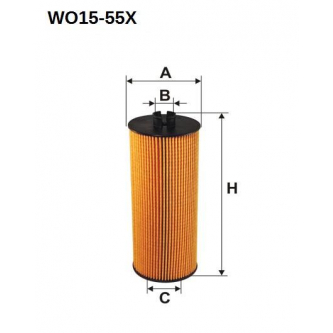 Wkład filtra oleju WO15-55X Sędziszów