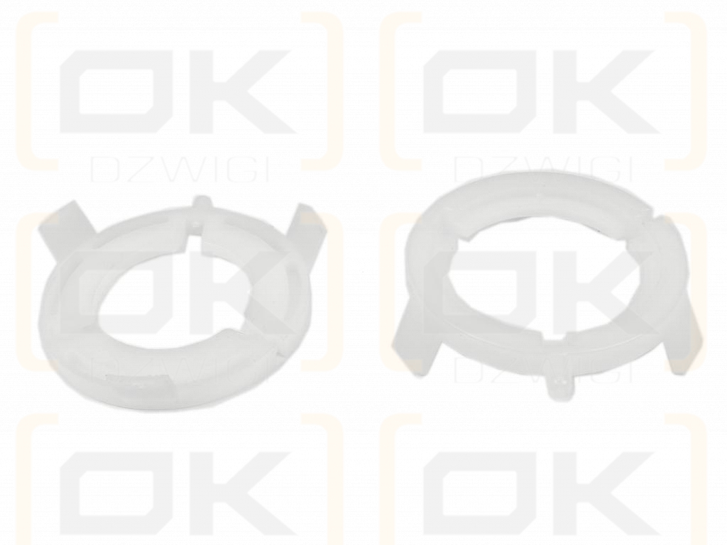 Plastikowe łożyska do obudowy wału zestaw 73x53mm x 2 szt. Seria 3R Waryński