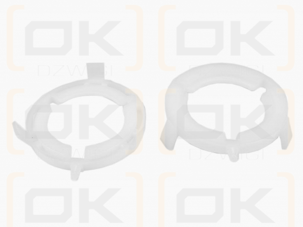 Plastikowe łożyska do obudowy wału zestaw 93x60mm x 2 szt. Seria 5R Waryński