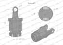 Clutch, ratchet shaft 900Nm Series 4R 1 3/8 - Z21, Waryński