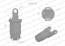 Clutch, shaft ratchet 1500Nm Series 7R 1 3/8 - Z21, Waryński