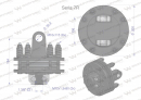 Sprzęgło cierne 4 tarczowe wału Seria 7R 1700Nm - 30x106 - 1 3/8 Z21 WARYŃSKI