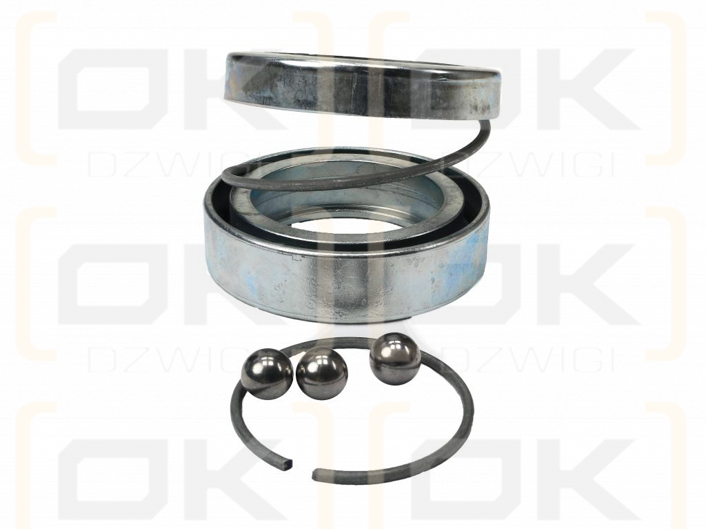 Kit de reparación de eje, anillo de horquilla 1 3/4" Serie R Waryński, Waryński
