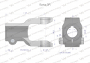 Widłak na wpust 10 śr.otw.30mm - 27X74.6 Seria 3R Waryński