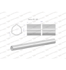 Rura zewnętrzna Seria 4R i 5R do wału 660 przegubowo-teleskopowego 51.5x3 mm 535 mm WARYŃSKI