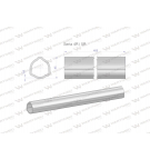 Rura wewnętrzna Seria 4R i 5R do wału 560 przegubowo-teleskopowego 45x3.8 mm 405 mm WARYŃSKI