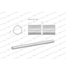 Rura wewnętrzna Seria 4R i 5R do wału 910 przegubowo-teleskopowego 45x3.8 mm 755 mm WARYŃSKI