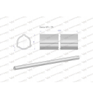 Rura zewnętrzna Seria 6R i 7R do wału 1210 przegubowo-teleskopowego 54x4 mm 1085 mm WARYŃSKI