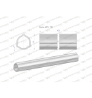 Rura zewnętrzna Seria 6R i 7R do wału 560 przegubowo-teleskopowego 54x4 mm 435 mm WARYŃSKI