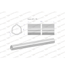 Rura zewnętrzna Seria 6R i 7R do wału 660 przegubowo-teleskopowego 54x4 mm 535 mm WARYŃSKI