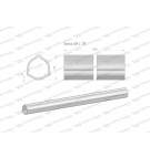 Rura zewnętrzna Seria 6R i 7R do wału 760 przegubowo-teleskopowego 54x4 mm 635 mm WARYŃSKI