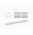 Rura zewnętrzna Seria 6R i 7R do wału 910 przegubowo-teleskopowego 54x4 mm 785 mm WARYŃSKI
