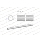 Rura wewnętrzna Seria 6R i 7R do wału 910 przegubowo-teleskopowego 45x5.5mm 755 mm WARYŃSKI