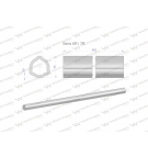 Rura wewnętrzna Seria 6R i 7R do wału 1110 przegubowo-teleskopowego 45x5.5mm 955 mm WARYŃSKI