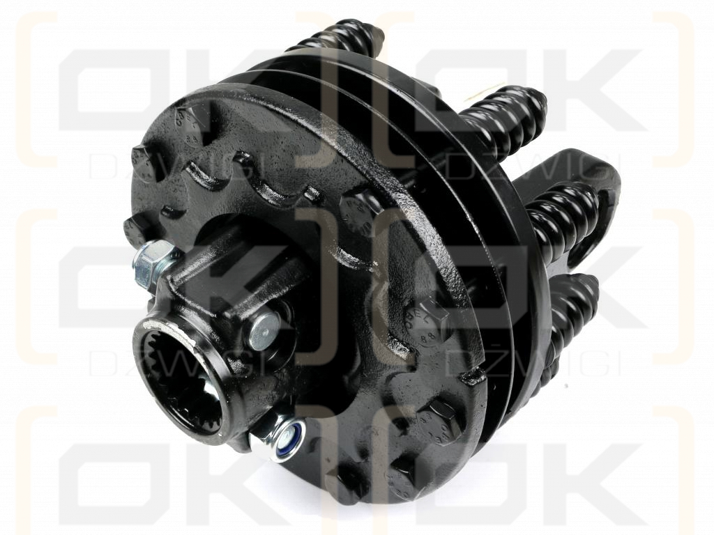 Sprzęgło cierne 4 tarczowe wału Seria 7R 1700Nm - 30x106 - 1 3/4 Z6 WARYŃSKI