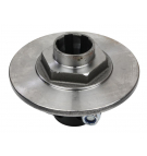 Tarcza wewnętrzna sprzęgła ciernego z tuleją , Seria 8R 1 3/4 - Z6 , Waryński