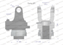 Sprzęgło na kołek wału Seria 6R 2200Nm - 30x92 - 1 3/4 Z20 WARYŃSKI