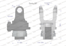 Вал штифтовой муфты 8R Series 3000Nm - 35x106 - 1 3/4 Z20 WARYŃSKI