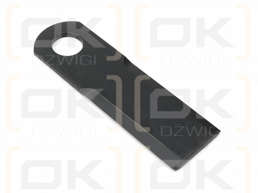 Nóż, obrotowy rozdrabniacz słomy sieczkarnia gładki 165x50x5mm otwór 25 zastosowanie DS175 WARYŃSKI, Waryński