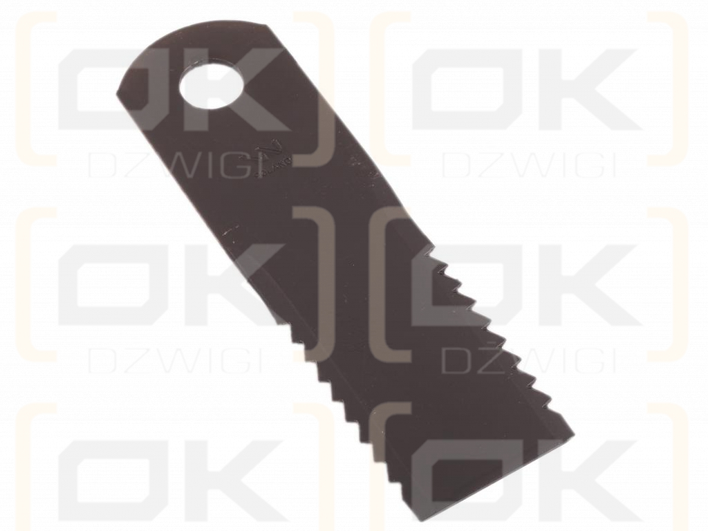 Nóż obrotowy rozdrabniacz słomy sieczkarnia 173x50x3mm otwór 18 zastosowanie 065294 525100 Claas WARYŃSKI ( sprzedawane po 25 )
