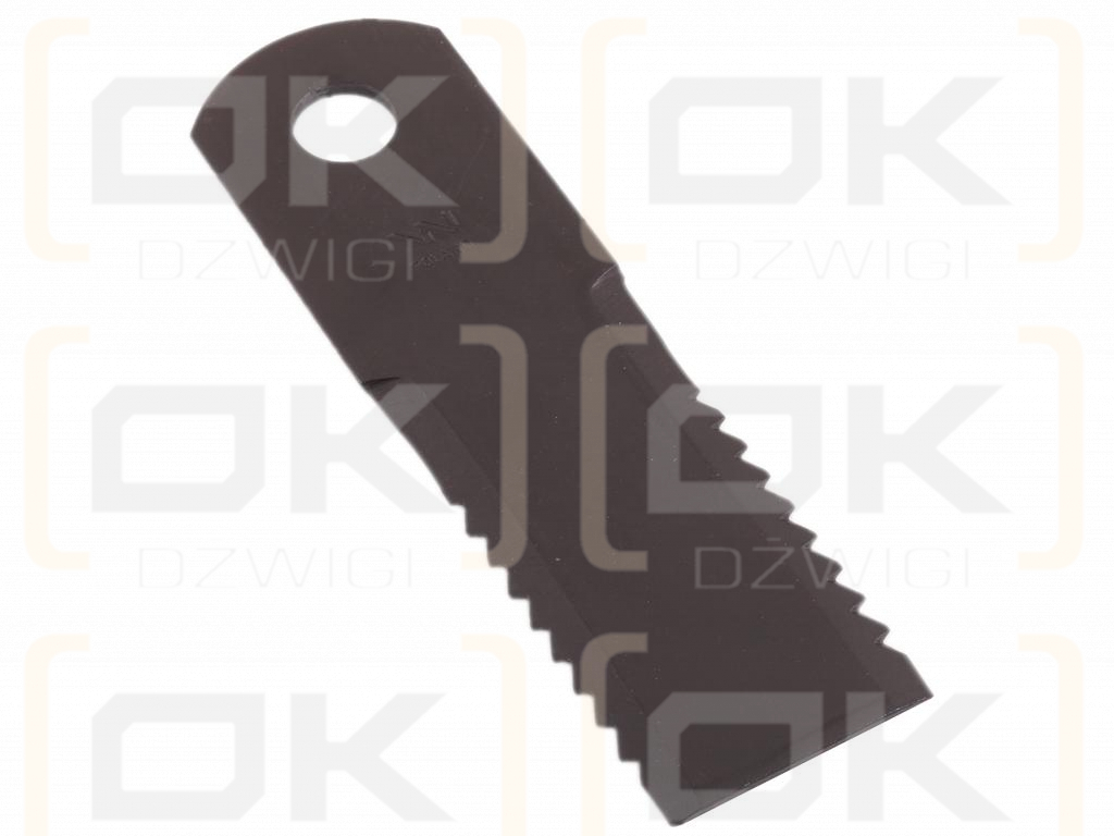 Nóż obrotowy rozdrabniacz słomy sieczkarnia 173x50x4mm otwór 18 zastosowanie 600174 John Deere MF New Holland WARYŃSKI ( sprzedawane po 25 )