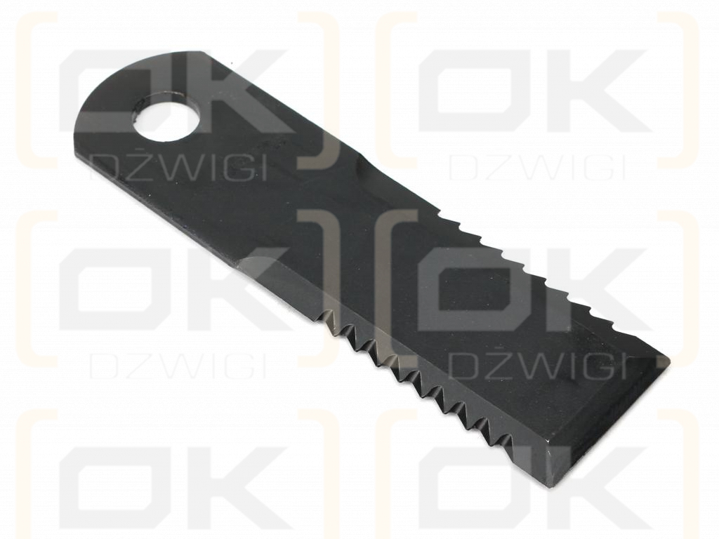 Nóż obrotowy rozdrabniacz słomy sieczkarnia uzębiony 173x50x4mm otwór 18 zastosowanie 322326450 Lavwerda Fendt MF WARYŃSKI ( sprzedawane po 25 )