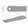 Nóż obrotowy rozdrabniacz słomy sieczkarnia uzębiony 173x50x4mm otwór 18 zastosowanie 322326450 Lavwerda Fendt MF WARYŃSKI ( sprzedawane po 25 )