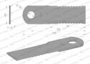 Nóż obrotowy rozdrabniacz słomy sieczkarnia uzębiony 173x50x4mm otwór 20 zastosowanie 755784.0 Claas Lexion WARYŃSKI ( sprzedawane po 25 )