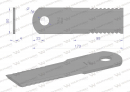 Nóż, obrotowy rozdrabniacz słomy sieczkarnia 173x50x4mm otwór 18 zastosowanie 600174 John Deere MF New Holland WARYŃSKI, Waryński