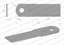 Nóż, obrotowy rozdrabniacz słomy sieczkarnia 173x50x4mm otwór 18 zastosowanie 746813 New Holland WARYŃSKI, Waryński