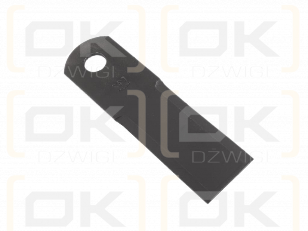 Nóż, obrotowy rozdrabniacz słomy sieczkarnia 173x50x4mm otwór 18 zastosowanie 746813 New Holland WARYŃSKI, Waryński