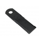 Nóż obrotowy rozdrabniacz słomy sieczkarnia uzębiony 173x50x4.5mm otwór 20 zastosowanie 84068444 New Holland WARYŃSKI ( sprzedawane po 25 )