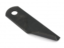 Nóż obrotowy rozdrabniacz słomy sieczkarnia podgięty 173x50x4.5mm otwór 18 zastosowanie 87031976 New Holland WARYŃSKI ( sprzedawane po 25 )
