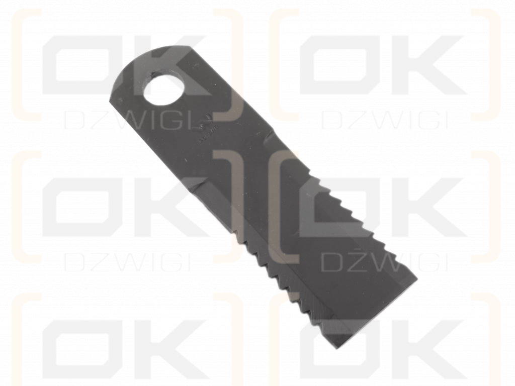 Nóż, obrotowy rozdrabniacz słomy sieczkarnia 173x50x5mm otwór 20 zastosowanie 87318316 New Holland WARYŃSKI, Waryński