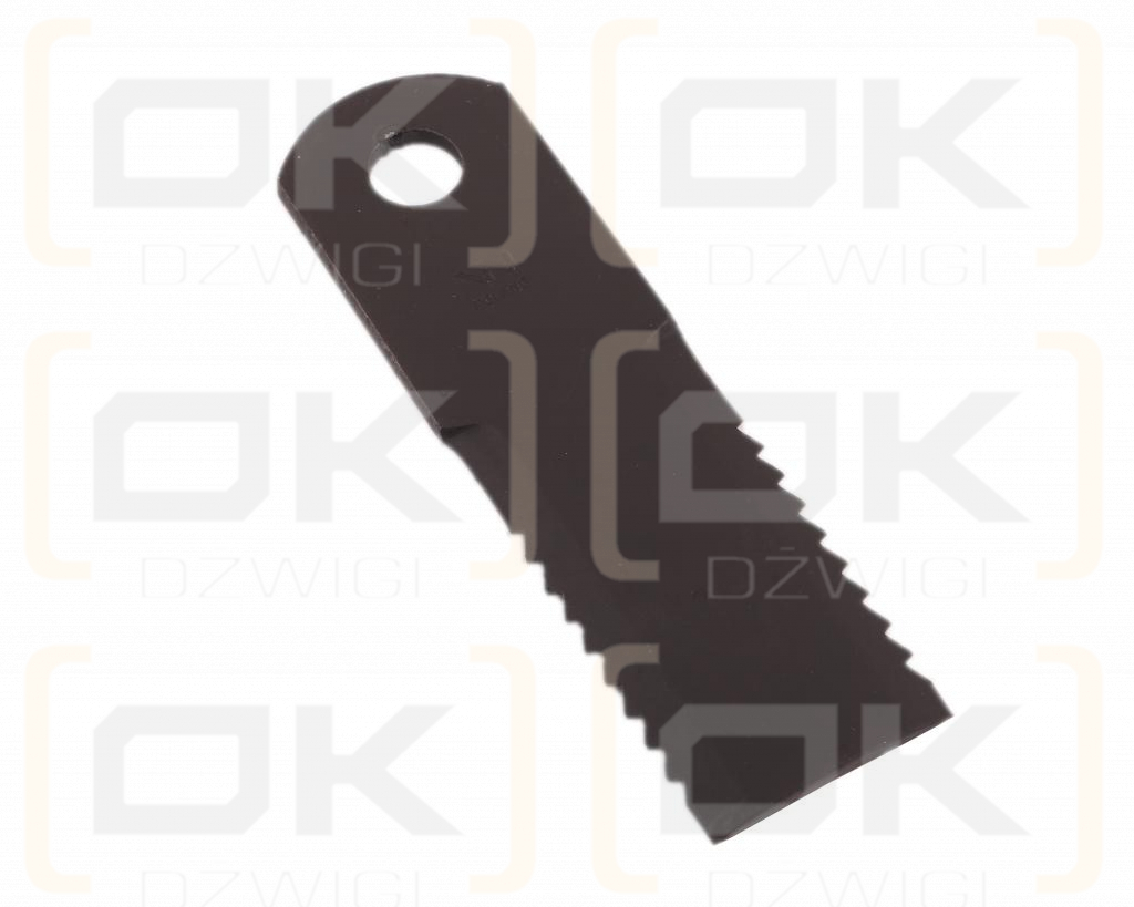 Nóż obrotowy rozdrabniacz słomy sieczkarnia 173x50x5mm otwór 18 zastosowanie 84437624 281445N New Holland WARYŃSKI ( sprzedawane po 25 )