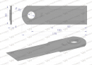 Nóż obrotowy rozdrabniacz słomy sieczkarnia gładki 175x50x4mm otwór 20 z tuleją zastosowanie 755787.1 New Holland WARYŃSKI ( sprzedawane po 25 )