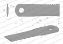 Nóż obrotowy rozdrabniacz słomy sieczkarnia uzębiony 173x50x4mm otwór 20 z tuleją zastosowanie 755784.1 Claas Lexion WARYŃSKI ( sprzedawane po 25 )