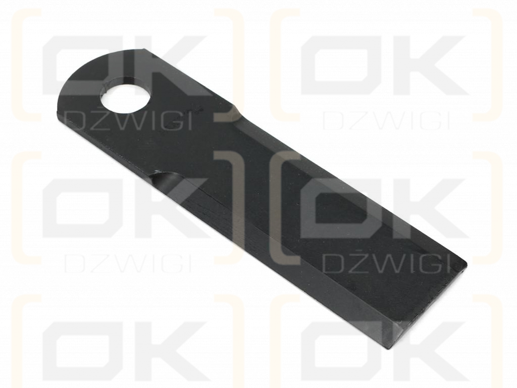 Nóż obrotowy rozdrabniacz słomy sieczkarnia gładki 175x50x4.5mm otwór 20 zastosowanie D49080066 MF WARYŃSKI ( sprzedawane po 25 )