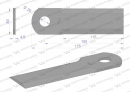 Nóż obrotowy rozdrabniacz słomy sieczkarnia gładki 175x50x4.5mm otwór 20 zastosowanie 320999350 New Holland  WARYŃSKI ( sprzedawane po 25 )