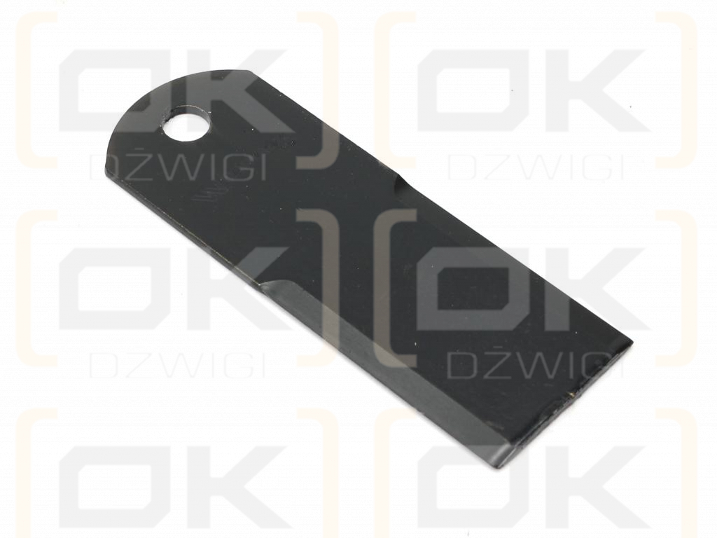 Nóż stały rozdrabniacz słomy sieczkarnia uzębiony 140x50x3mm otwór 12 zastosowanie 84437640 New Holland WARYŃSKI ( sprzedawane po 25 )