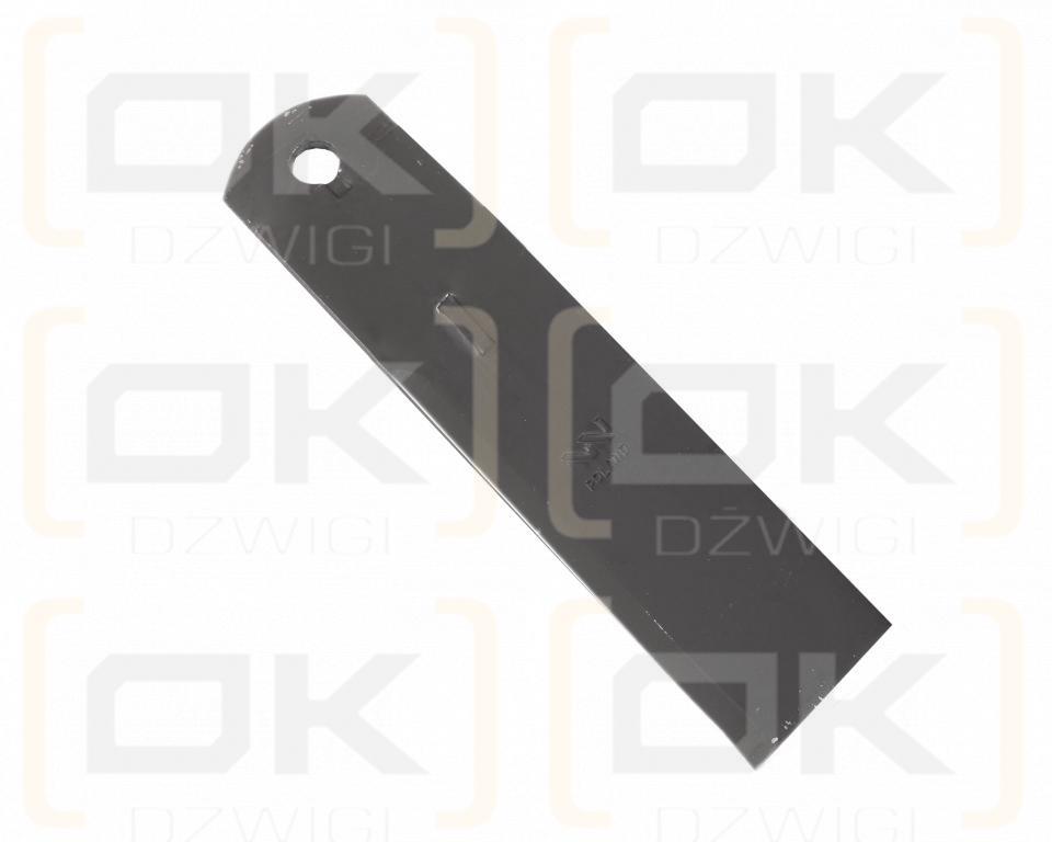 Nóż, stały rozdrabniacz słomy sieczkarnia 175x40x3mm otwór 10 zastosowanie 1322233C2 525115 Dronningborg Case MF WARYŃSKI, Waryński