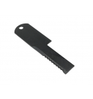 Nóż stały rozdrabniacz słomy sieczkarnia uzębiony 190x50x3mm otwór 12 zastosowanie Z55611 WARYŃSKI ( sprzedawane po 25 )